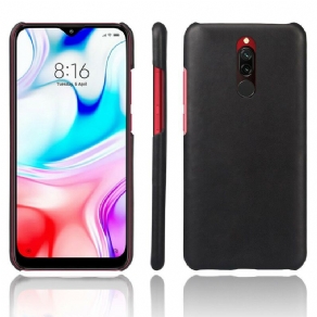 Cover Xiaomi Redmi 8 Ksq Lædereffekt