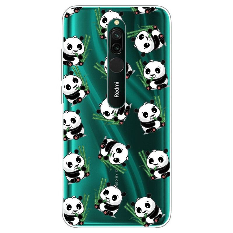 Cover Xiaomi Redmi 8 Små Pandaer