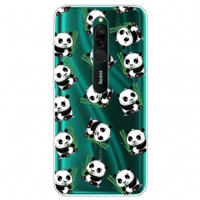 Cover Xiaomi Redmi 8 Små Pandaer