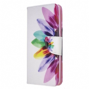 Flip Cover Xiaomi Redmi 8 Akvarelblomst