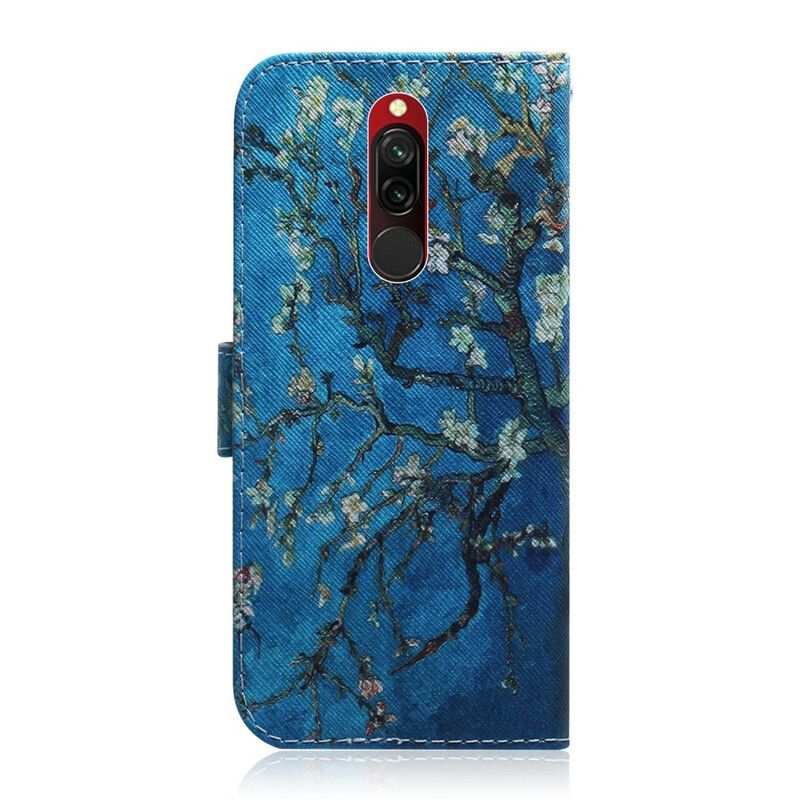 Flip Cover Xiaomi Redmi 8 Blomstrende Trægren