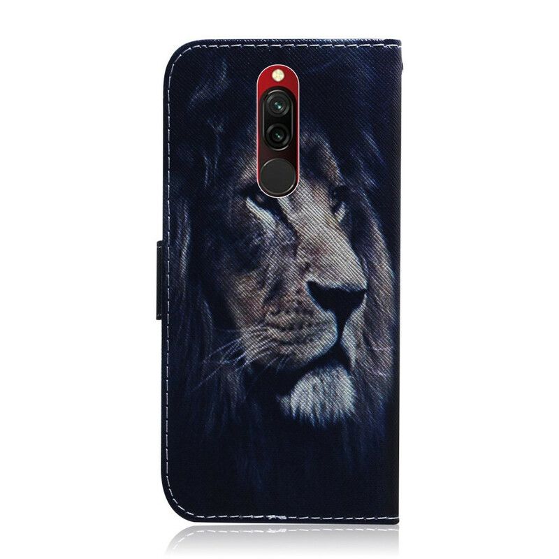 Flip Cover Xiaomi Redmi 8 Drømmende Løve