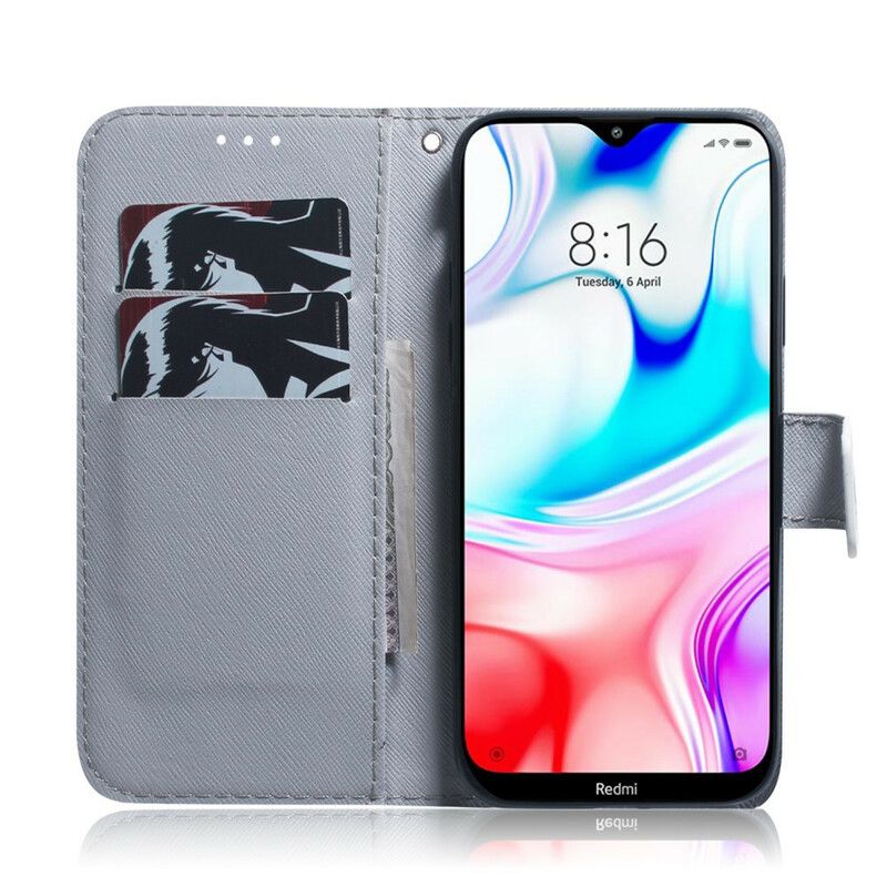 Flip Cover Xiaomi Redmi 8 Hundeblik