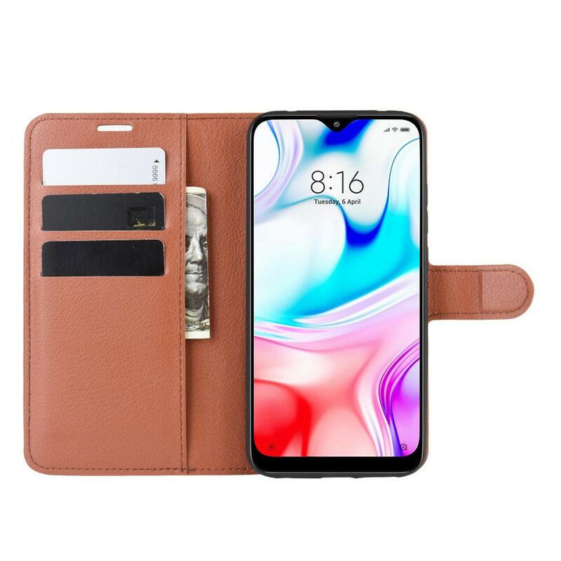 Flip Cover Xiaomi Redmi 8 Klassisk Kunstlæder