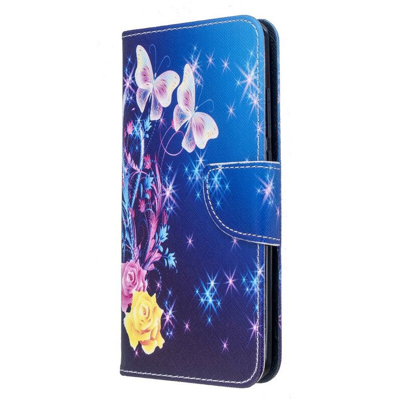 Flip Cover Xiaomi Redmi 8 Utrolige Sommerfugle