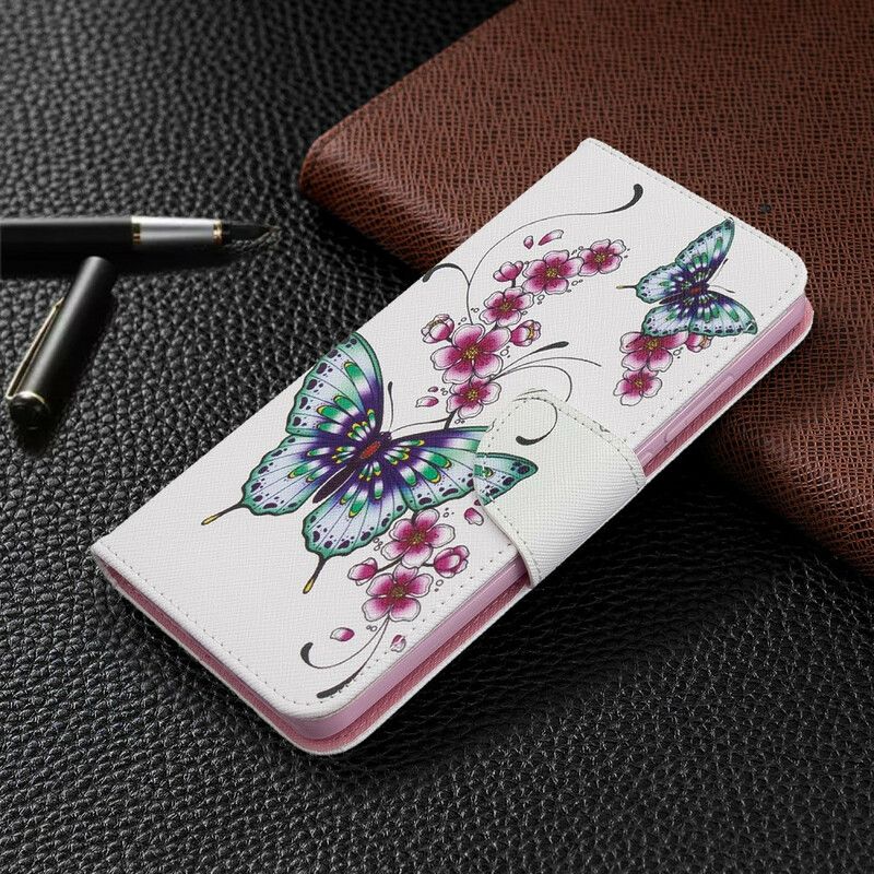 Flip Cover Xiaomi Redmi 8 Utrolige Sommerfugle