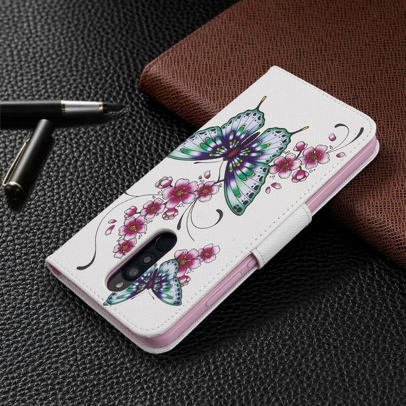 Flip Cover Xiaomi Redmi 8 Utrolige Sommerfugle