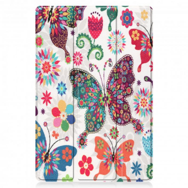 Cover Huawei MatePad 11 Retro Sommerfugle Og Blomster