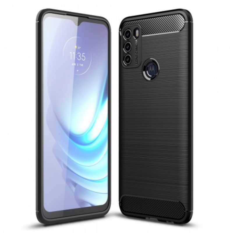 Cover Moto G50 Børstet Kulfiber