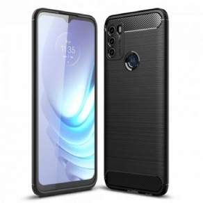 Cover Moto G50 Børstet Kulfiber