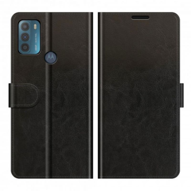 Flip Cover Moto G50 Design Lædereffekt