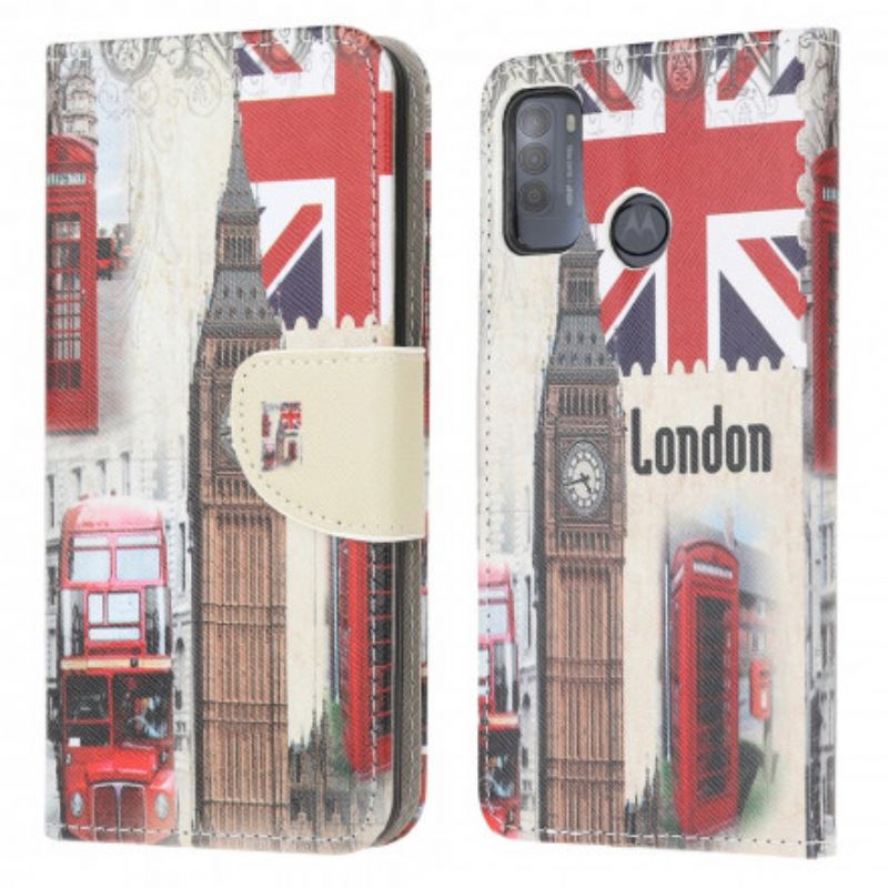 Læder Cover Moto G50 Londonlife