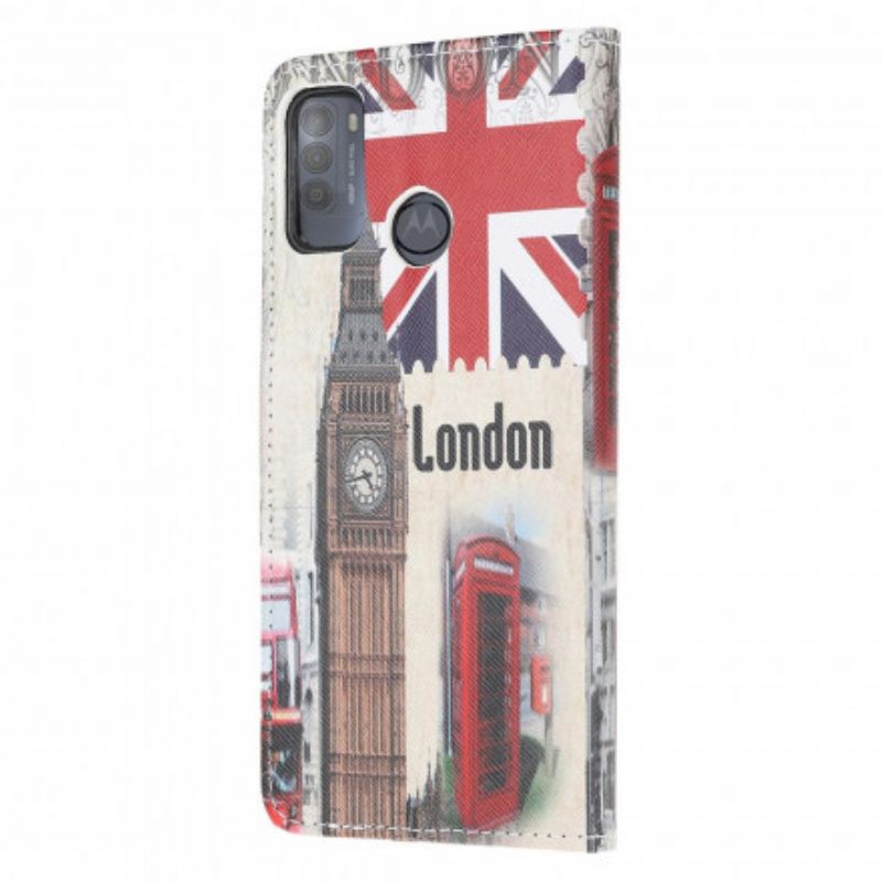 Læder Cover Moto G50 Londonlife