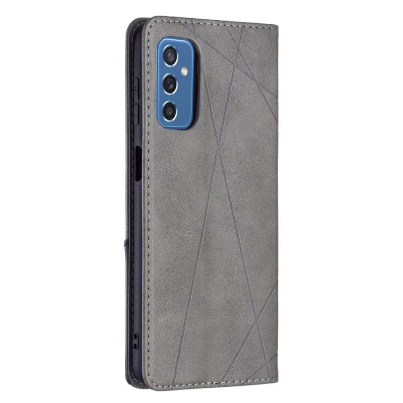 Cover Samsung Galaxy M52 5G Flip Cover Imiteret Læder Mønster