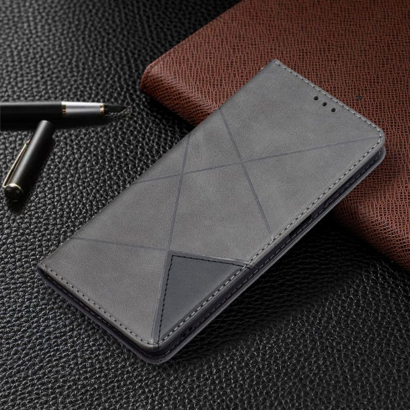 Cover Samsung Galaxy M52 5G Flip Cover Imiteret Læder Mønster