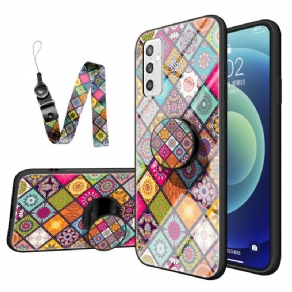 Cover Samsung Galaxy M52 5G Med Snor Orientalsk Båndtapet