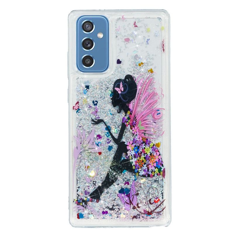 Cover Samsung Galaxy M52 5G Prinsesse Glitter