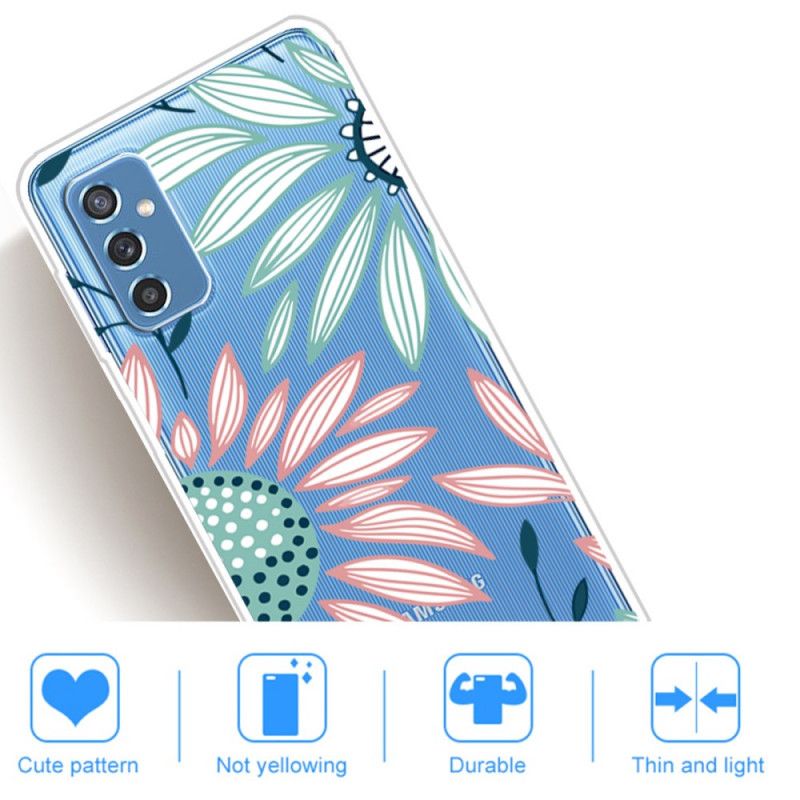 Cover Samsung Galaxy M52 5G Trefarvede Tusindfryd