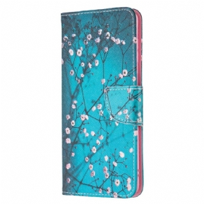 Flip Cover Samsung Galaxy M52 5G Blomstrende Træ