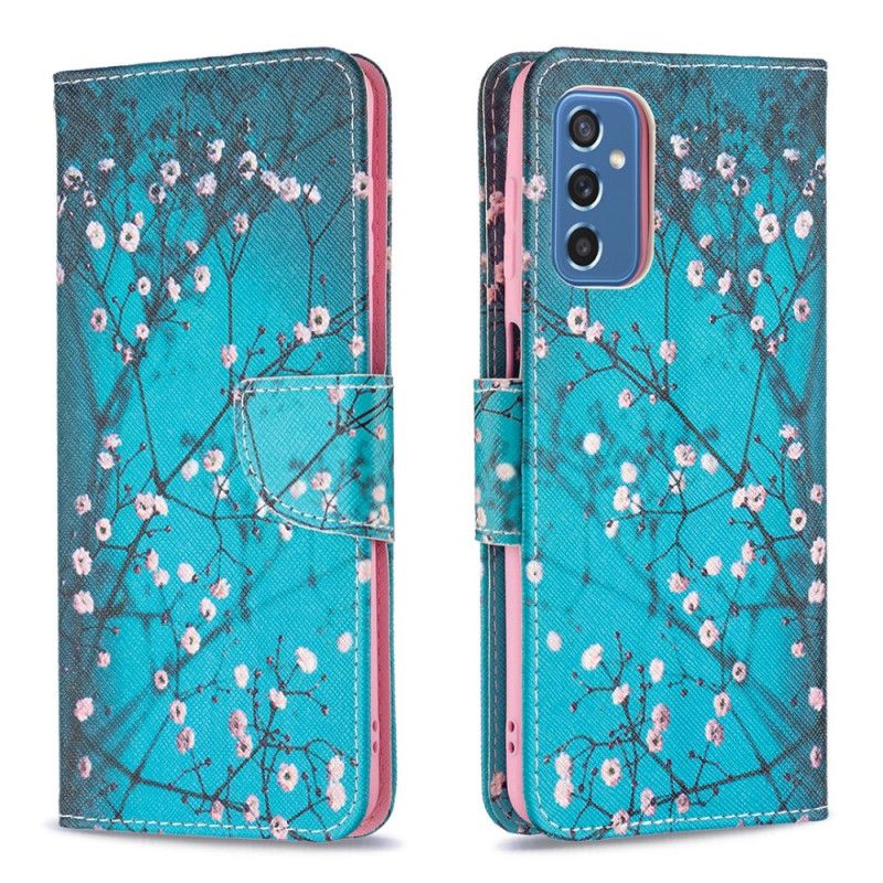 Flip Cover Samsung Galaxy M52 5G Blomstrende Træ