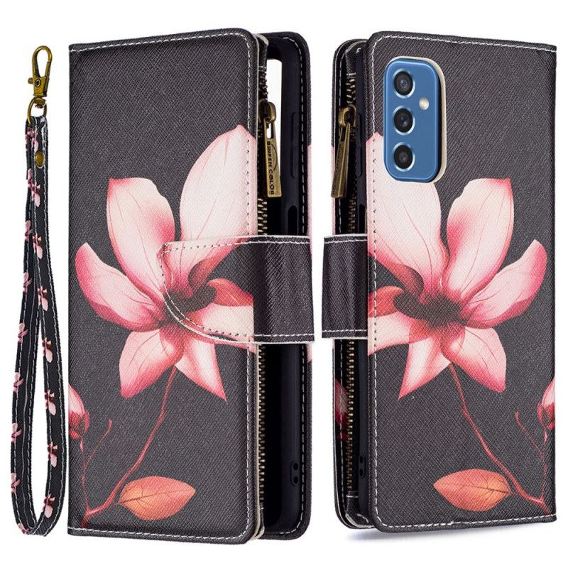 Flip Cover Samsung Galaxy M52 5G Dødelig Blomst