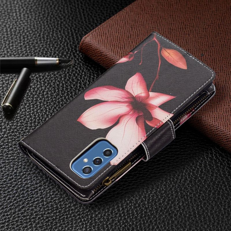 Flip Cover Samsung Galaxy M52 5G Dødelig Blomst