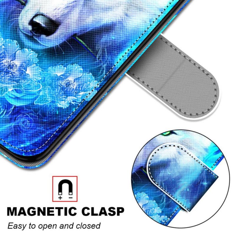 Flip Cover Samsung Galaxy M52 5G Fluorescerende Ulv