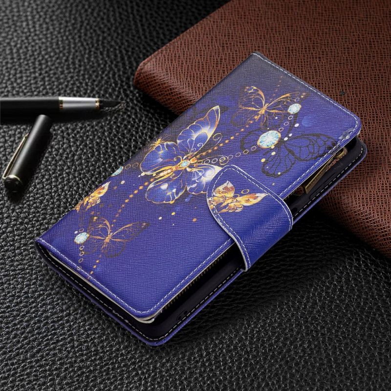 Flip Cover Samsung Galaxy M52 5G Fyrværkeri Sommerfugle