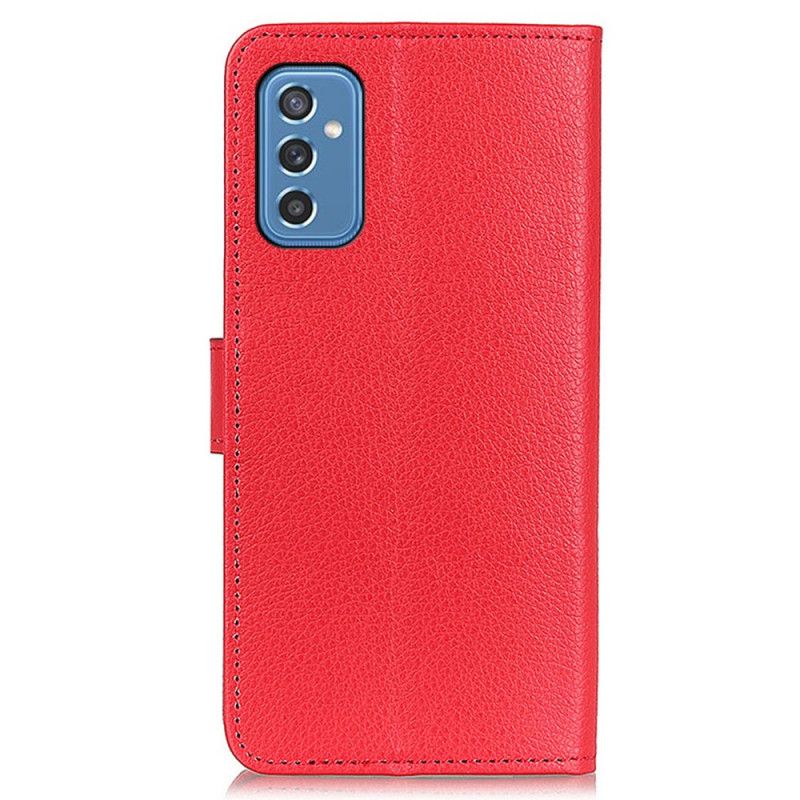 Flip Cover Samsung Galaxy M52 5G Lichi Tekstur