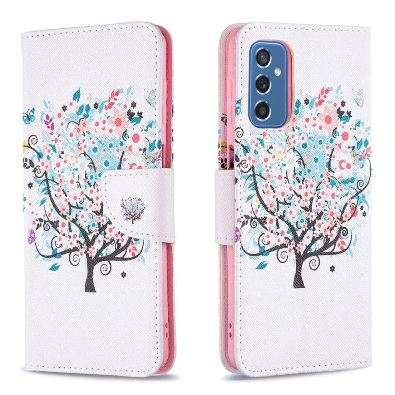 Flip Cover Samsung Galaxy M52 5G Regnbuebusk