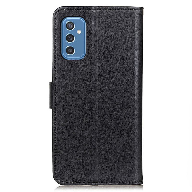 Flip Cover Samsung Galaxy M52 5G Simpel Lædereffekt