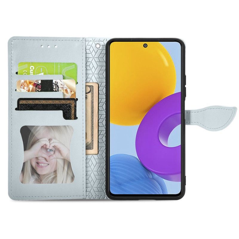 Flip Cover Samsung Galaxy M52 5G Tekstureret Kunstlæder