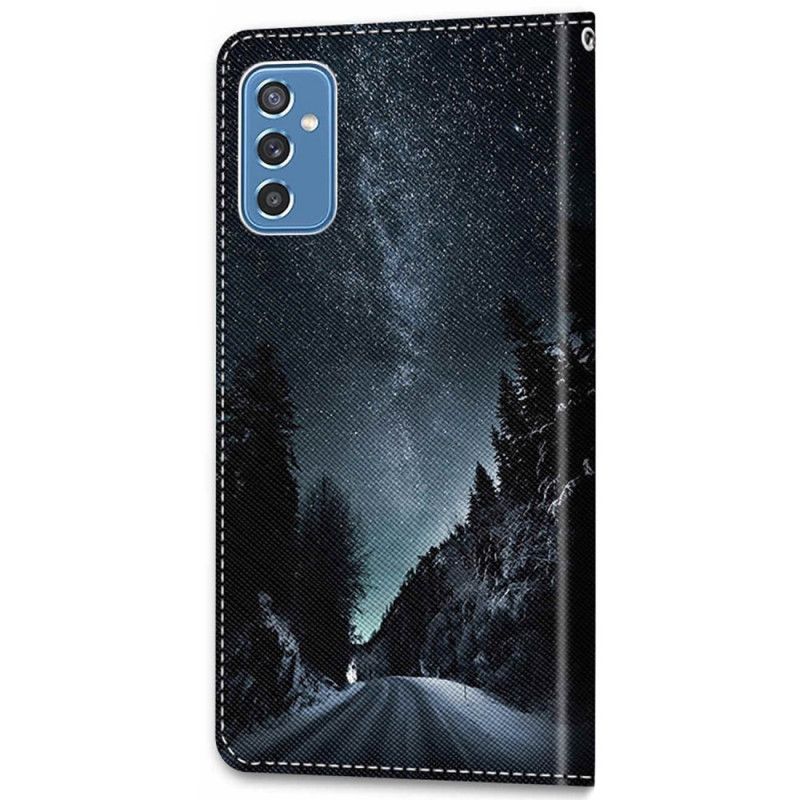 Læder Cover Samsung Galaxy M52 5G Bjergvej