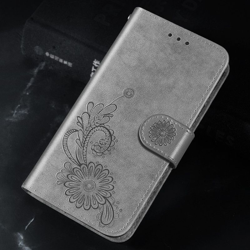 Læder Cover Samsung Galaxy M52 5G Blomstermandala