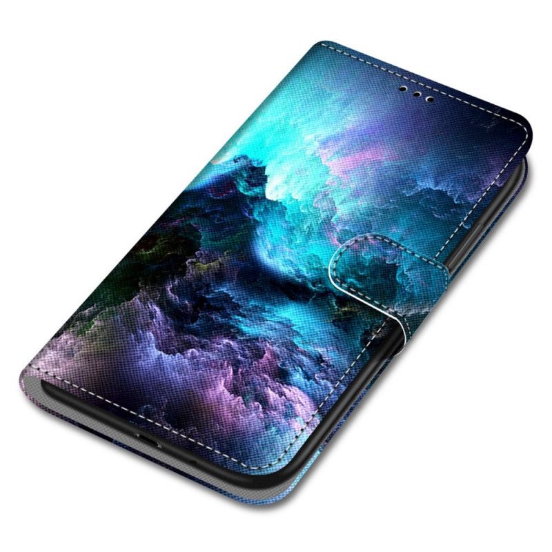 Læder Cover Samsung Galaxy M52 5G Glow In The Dark Storm