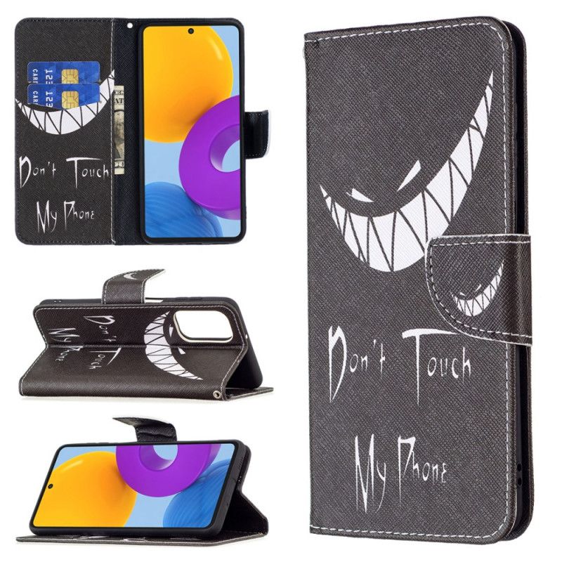 Læder Cover Samsung Galaxy M52 5G Machiavellisk Smil