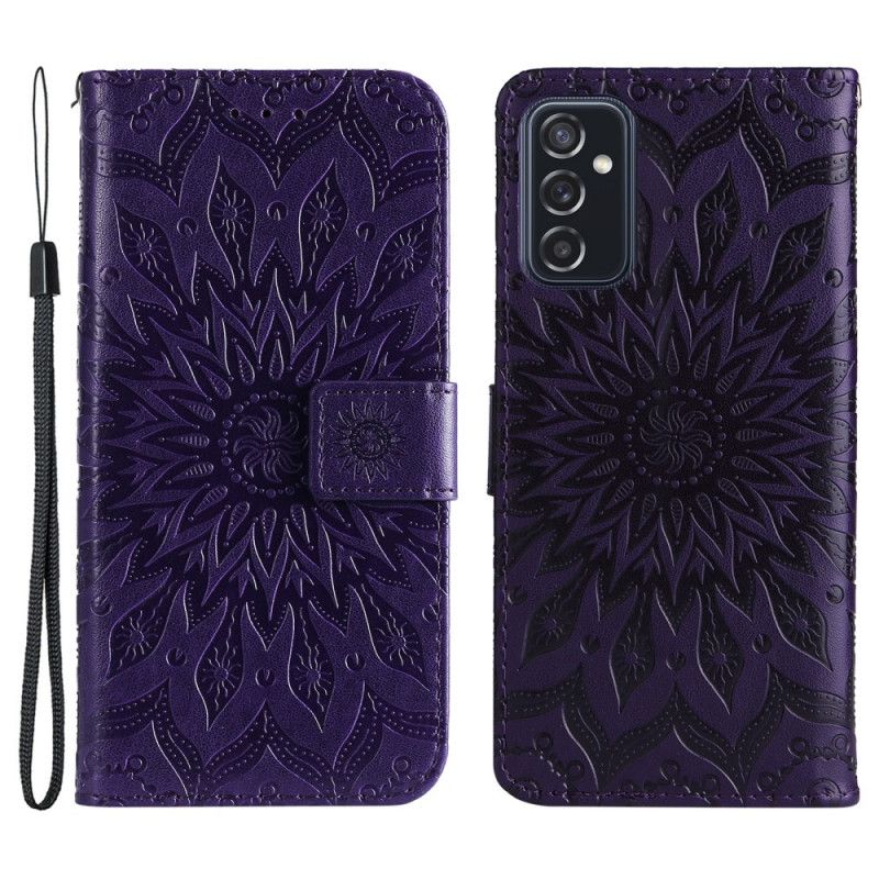 Læder Cover Samsung Galaxy M52 5G Orientalsk Mandala