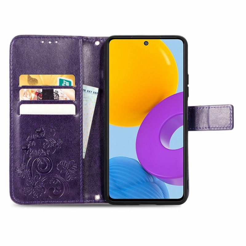 Læder Cover Samsung Galaxy M52 5G Plante Mandala