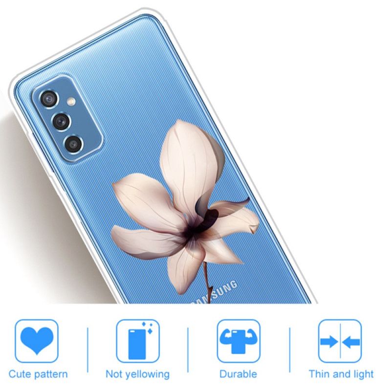 Mobilcover Samsung Galaxy M52 5G Skrøbelig Blomst