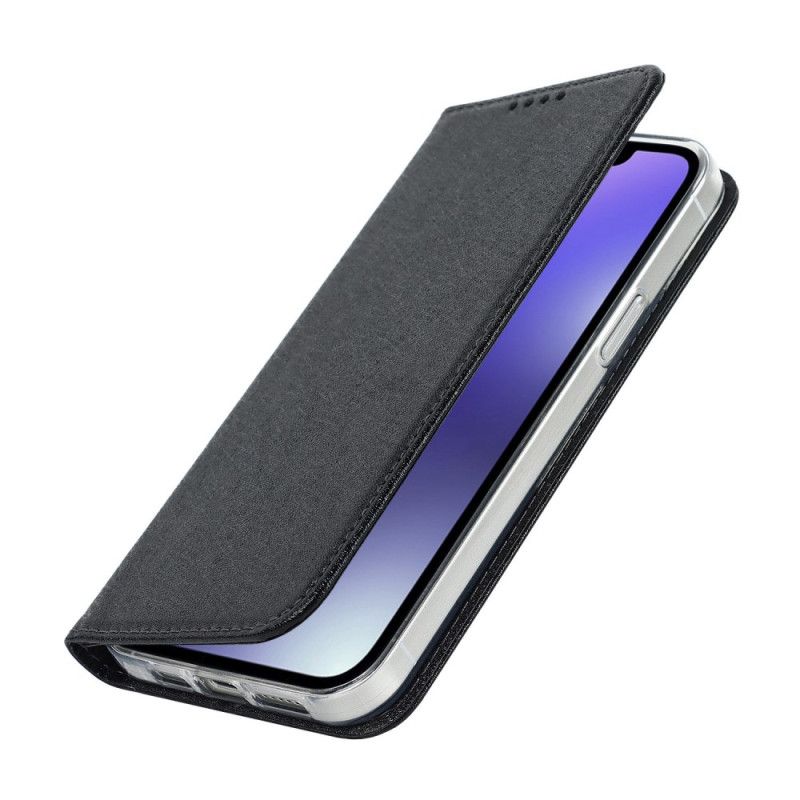 Cover iPhone 14 Med Snor Flip Cover Silkestrop