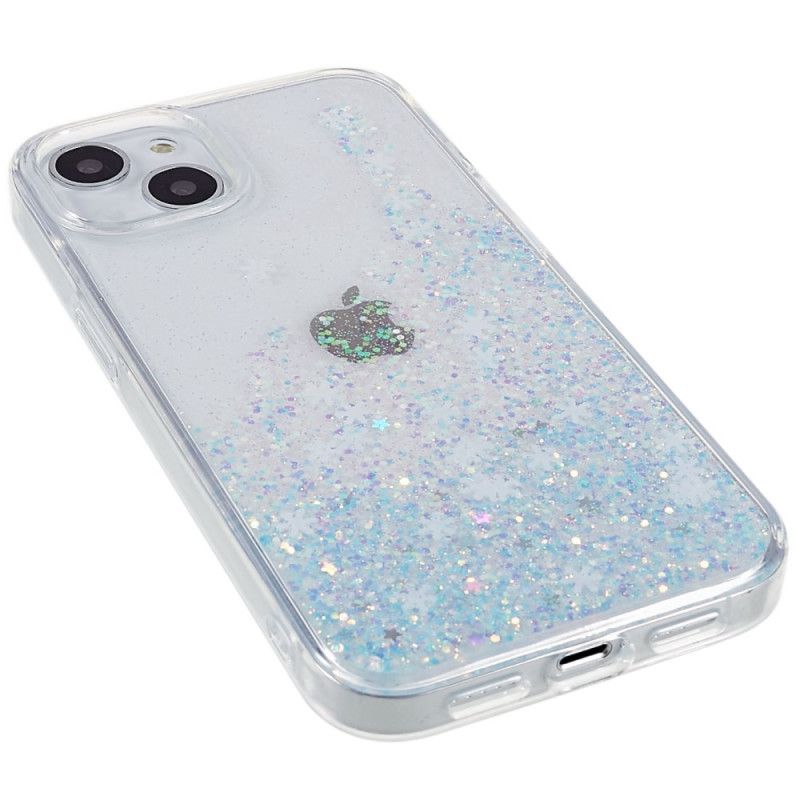 Cover iPhone 14 Pailletterflager