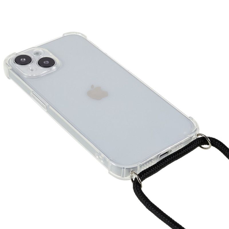 Cover iPhone 14 Transparent Med Ledning