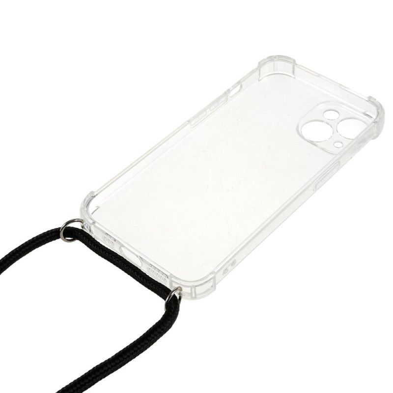 Cover iPhone 14 Transparent Med Ledning