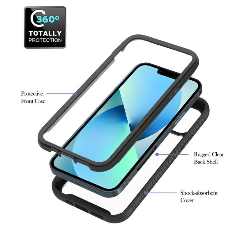 Cover iPhone 14 Transparent Med Ring-support