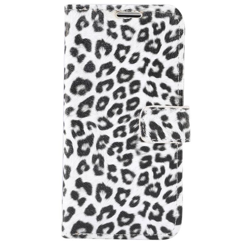 Flip Cover iPhone 14 Leopard