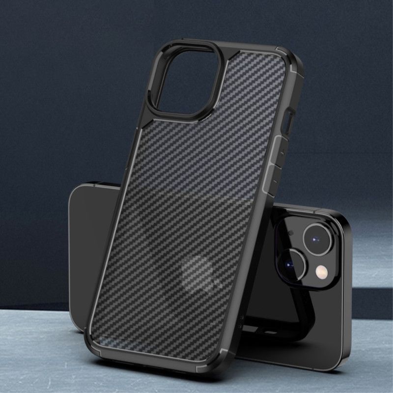 Mobilcover iPhone 14 Mocolo Carbon Fiber