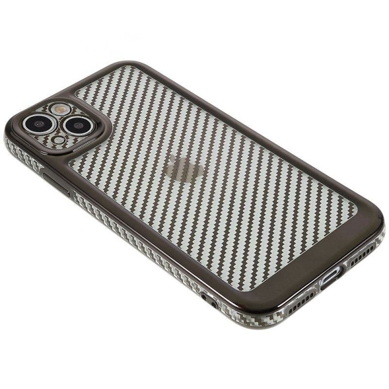 Mobilcover iPhone 14 Styled Carbon Fiber