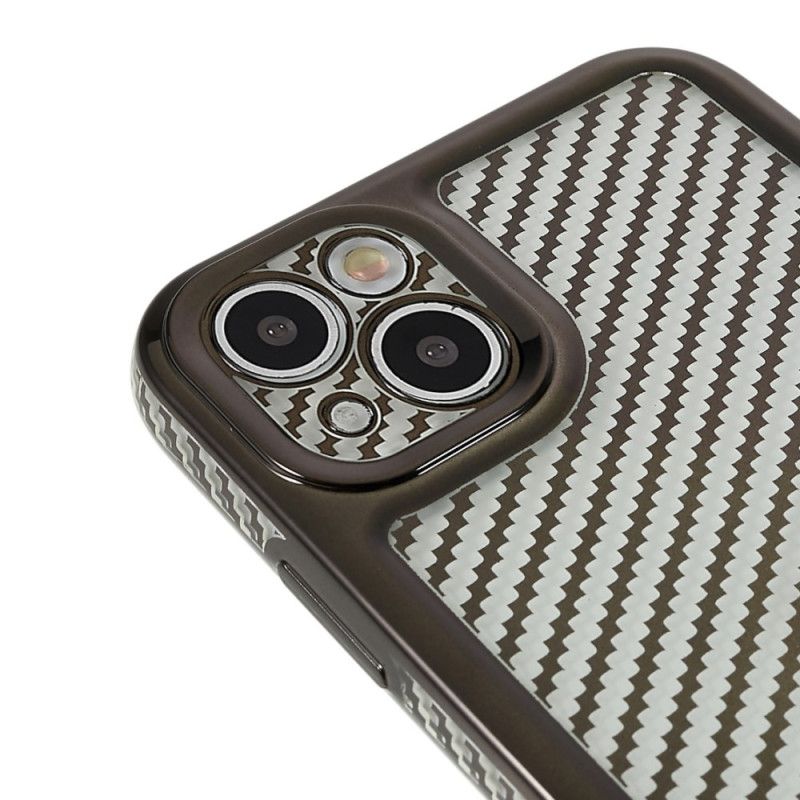 Mobilcover iPhone 14 Styled Carbon Fiber