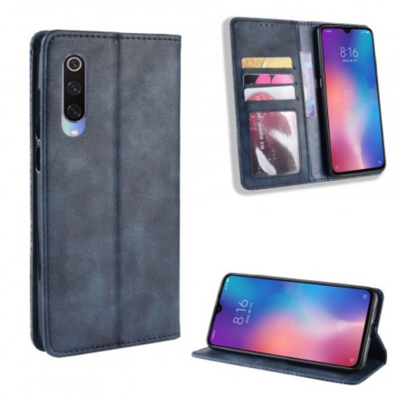 Cover Xiaomi Mi 9 SE Flip Cover Mat Lædereffekt