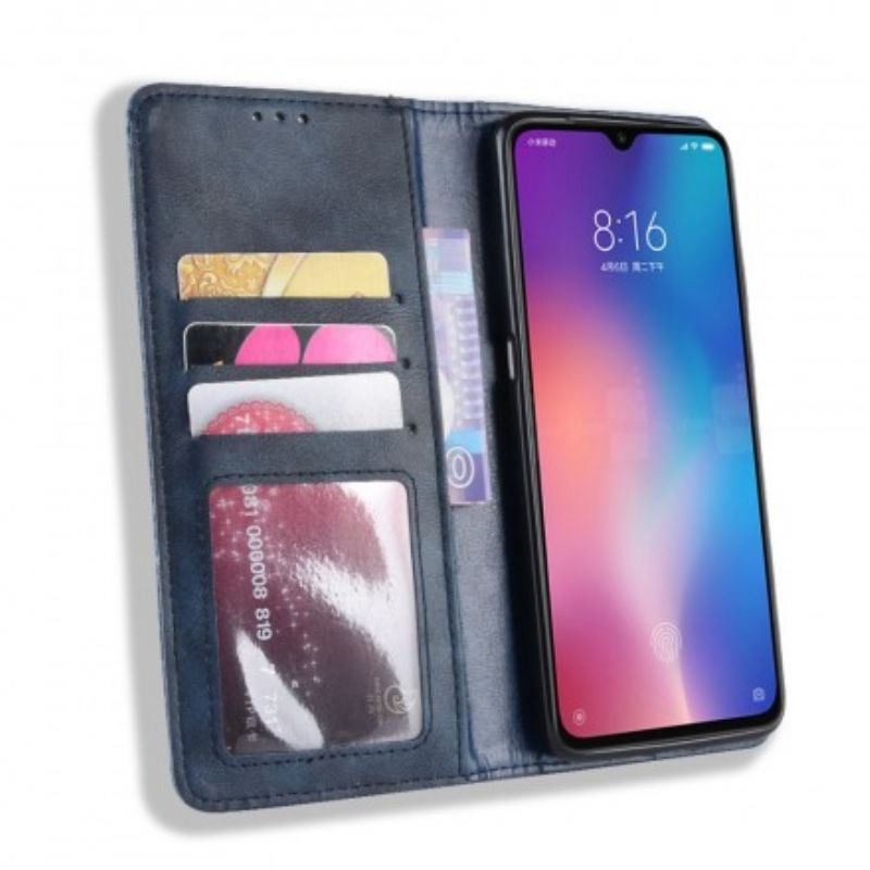 Cover Xiaomi Mi 9 SE Flip Cover Mat Lædereffekt